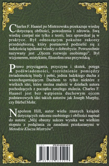 Charles F. Haanel<br> Metoda Klucza Mistrzów<br><br><br> - Image 2