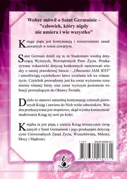 Saint Germain<br> Rozmowy z Ukochanym Mistrzem<br> Księga 5<br> - Image 2