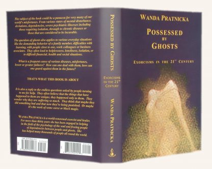 Wanda Prątnicka<br> Possessed by Ghosts <br> angielska wersja książki<br> Opętani przez duchy, twarda