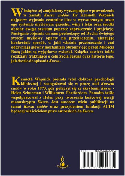 Dr Kenneth Wapnick<br> Ogólne wprowadzenie <br>do Kursu cudów<br><br> - Image 2
