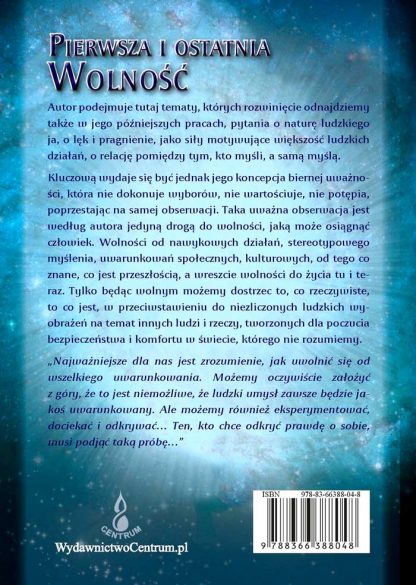 Jiddu Krishnamurti<br> Pierwsza i ostatnia Wolność<br><br><br> - Image 2