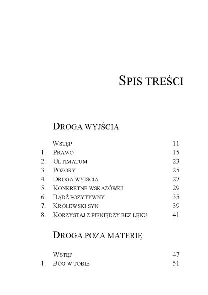 Joseph S. Benner<br> Droga wyjścia <br>Droga poza materię <br>Bogactwo<br> - Image 3