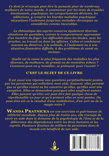 Wanda Prątnicka<br> Possédés par les esprits <br> francuska wersja książki<br> Opętani przez duchy - Image 2